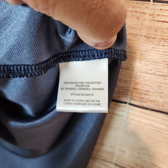 Modcloth Dress Size Small Totally Crushed It Velvet Mini Dress Velour Slate Blue - Picture 11 of 16